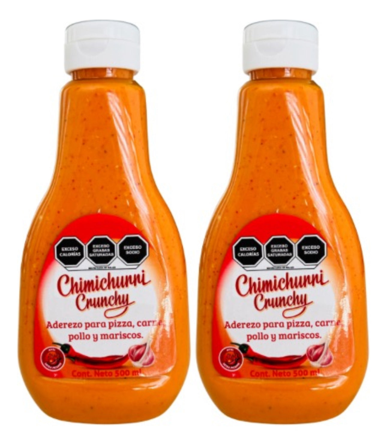 Aderezo tipo Chimichurri Muy Picante Caja con 20pz / 500ml ENVIO GRATIS