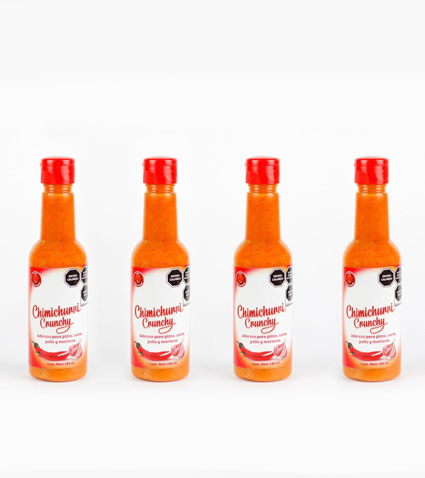 Aderezo tipo Chimichurri Muy Picante 4 pack / 180 ml ENVIO GRATIS